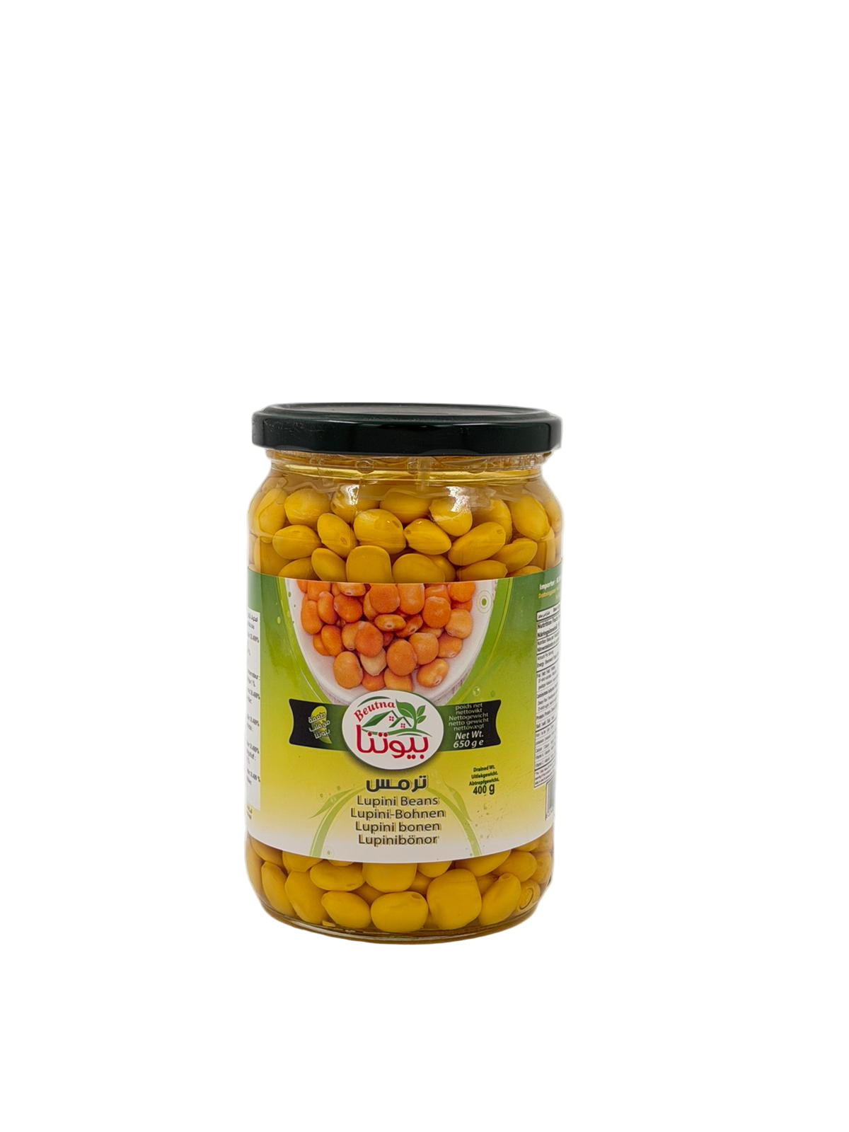 Lupinibönor 650 g.