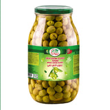 Beutna gröna oliver hela tofahi